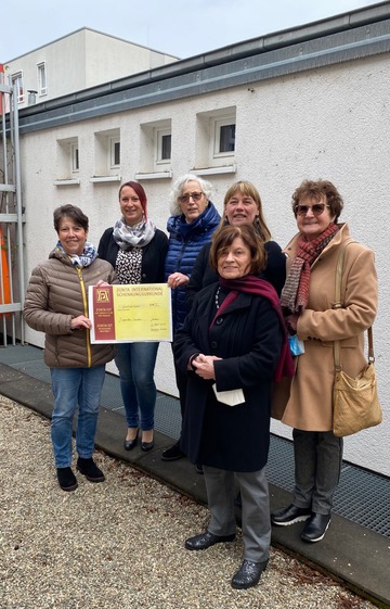 Spendenübergabe Frauenhaus Saarlouis 2022